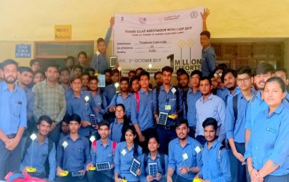 Workshop on Solar Lamp Assembling