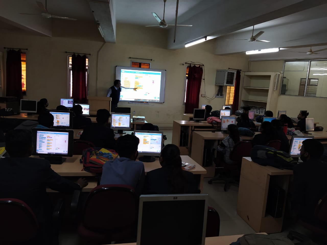 A workshop on game development using scratch programming A workshop on game development using scratch programming